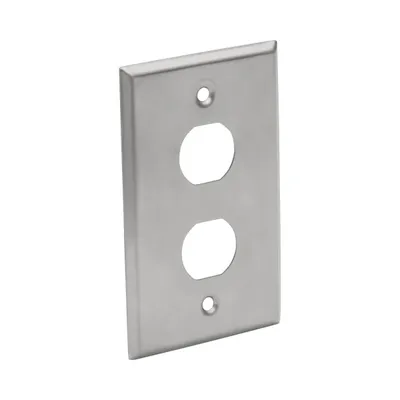 Placa Frontal de Ancho Sencillo de 2 Puertos TRIPP-LITE N206-FP02-IND